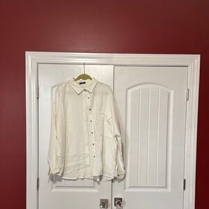 Cream Button-Up Shirt